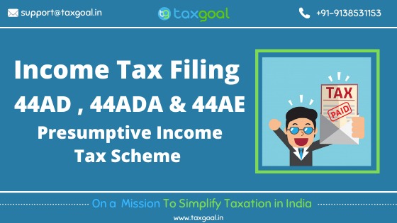 Presumptive Scheme of Income Tax